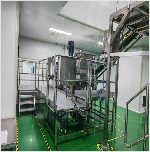 Twin-shaft paddle mixer
