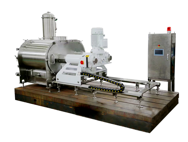 Twin-shaft paddle mixer