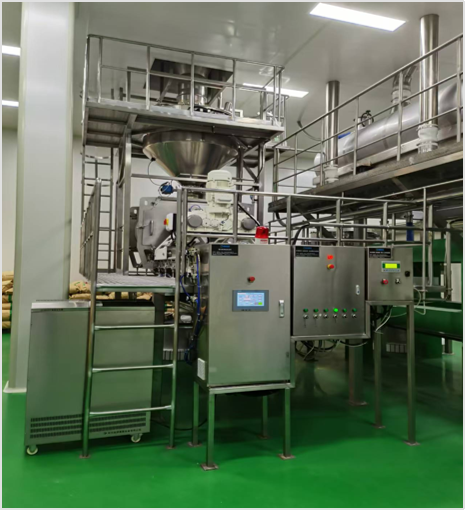 Twin-paddle pull-out mixer