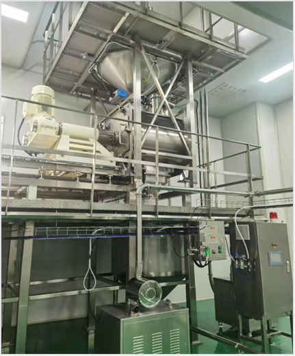 Twin-paddle pull-out mixer