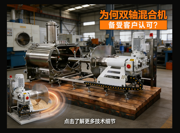 Why is the twin-shaft paddle mixer gaining recognition from more and more users?
